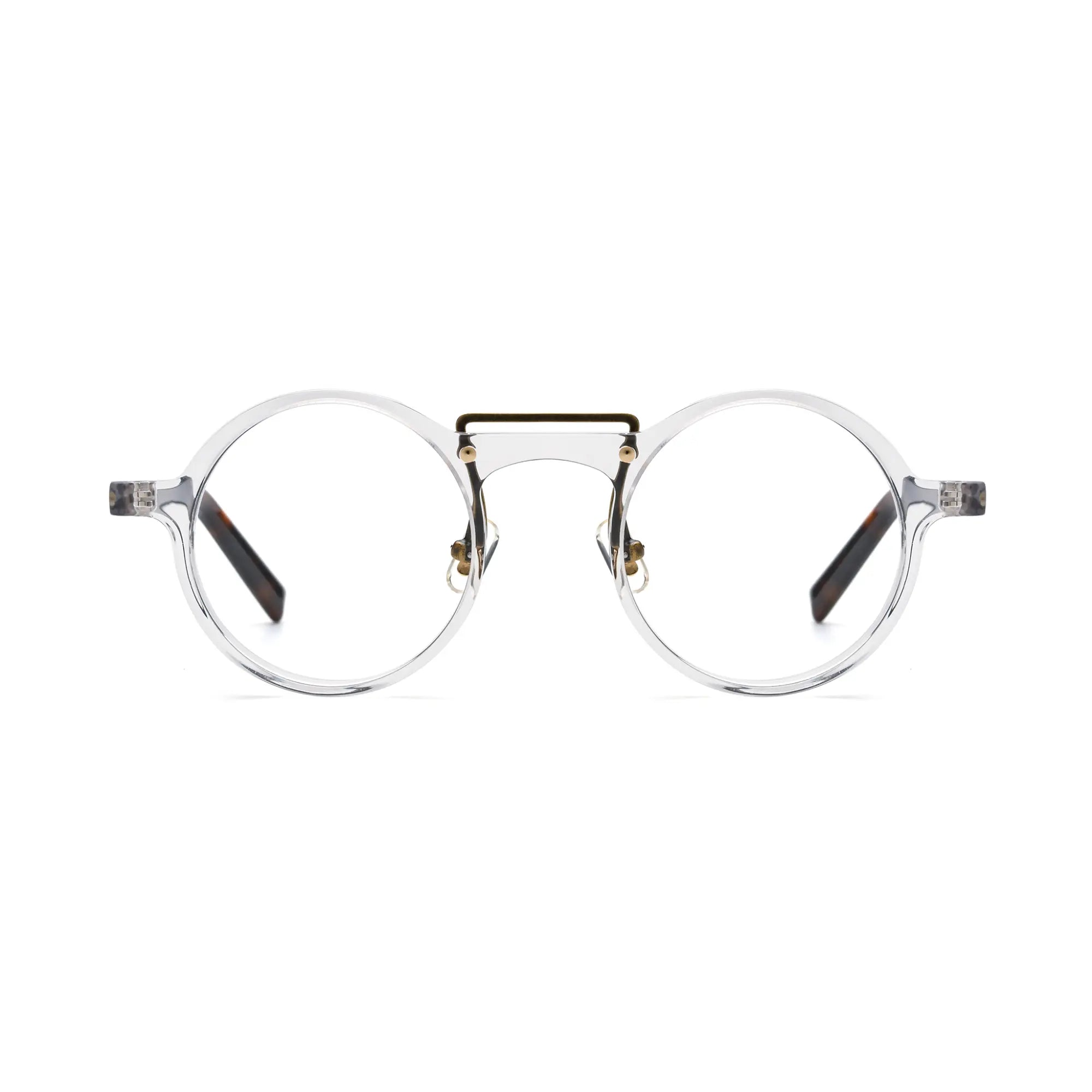 VoyueLens™ Clear Round Eyeglasses – Front View – SKU VL19194-C6